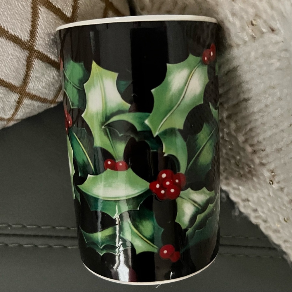 Dunoon Stoneware SCOTLAND “Holly” Designed by Bessey COFFEE TEA MUG CUP 9 oz - Picture 4 of 9